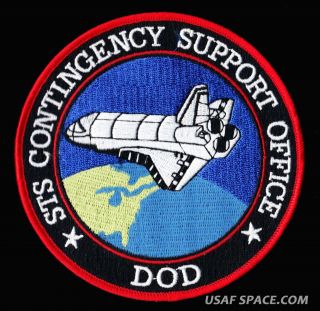Sts Contingency Support Office Dod Nasa Shuttle Usaf Non - Commercial Space Patch