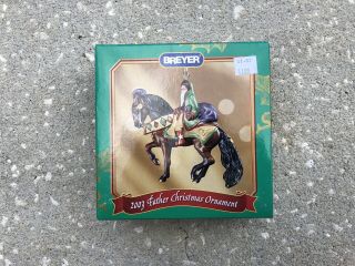 Nib Breyer Horse 700113 Father Christmas Holiday Ornament Santa 2003