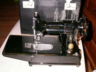 Singer 222k Featherweight Sewing Machine Arm Darner 1956