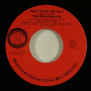 Whatnauts " Help Is On The Way " Modern Soul 45 Harlem Int 