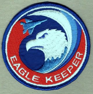 Usaf Air Force Patch: F - 15 Crew Chief " Eagle Keeper " - 4 "