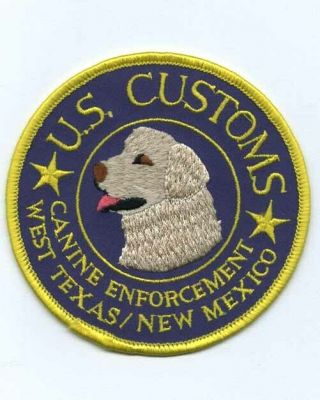 Commemorative Patch: Uscs Canine Enforcement West Texas - Mexico