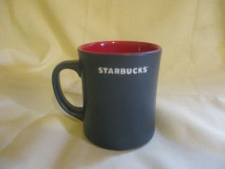 Starbucks 2011 Laser Etched Komodo Dragon Black 16 oz.  Coffee Mug Red on Inside 2