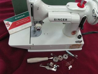 Singer 221 Featherweight Sewing Machine White - Parts