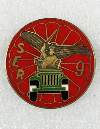 French Army Badge: 9e Rcp Section D 