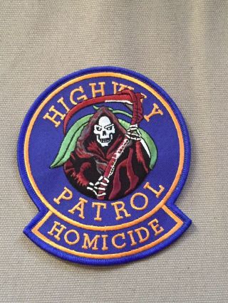 Florida Highway Patrol Homicide Unit Patch.  (full Colour)