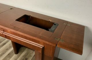 Empty Singer Sewing Machine Cabinet Desk 15 66 115 127 201 306 319 101 Pfaff 130 3