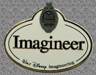 Disney Pin Le 300 Wdi - Imagineer Name Tag Haunted Mansion