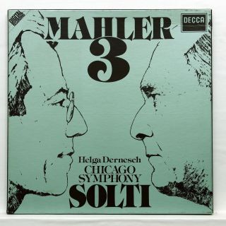 Sir Georg Solti - Mahler Symphony No.  3 Decca Digital 2xlps Box