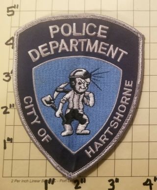 Hartshorne (ok) Police Department Patch