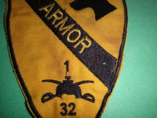 Desert Storm Patch US 1st Cavalry Division 1st Battalion 32nd Armored Regiment 3