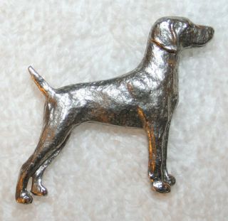 Weimaraner Dog Harris Fine Pewter Pin Jewelry Art Usa Made