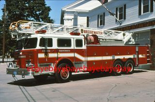 Fire Apparatus Slide,  Ladder 1,  Bridgewater / Ma,  1979 Maxim