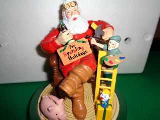 Coca Cola Santa Claus Mechanical Bank 2nd In The Series