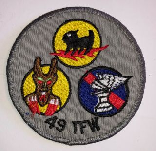 Desert Storm Era Usaf Us Air Force 49th Tactical Fighter Wing Gaggle Patch
