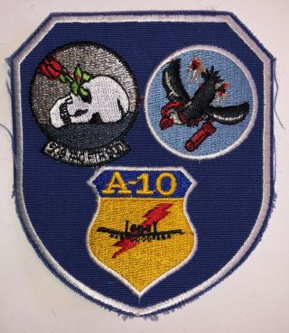 Desert Storm Era Usaf Us Air Force A10 10th Tactical Fighter Wing Gaggle Patch