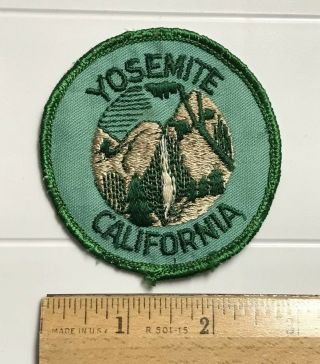 Yosemite National Park Monument California Ca Souvenir Round Embroidered Patch