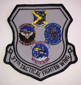 Desert Storm Era Usaf Us Air Force 37th Tactical Fighter Wing Gaggle Patch