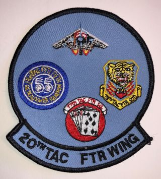 Desert Storm Era Usaf Us Air Force 20th Tactical Fighter Wing Gaggle Patch