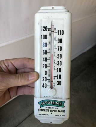 Vintage,  Hygiene Septic advertising thermometer,  9 