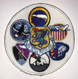 Desert Storm Era Usaf Us Air Force 81st Tactical Fighter Wing Gaggle Patch