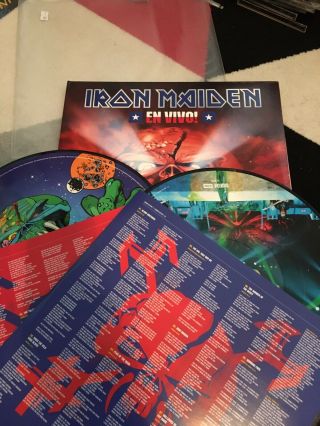 Iron Maiden En Vivo X2 Picture Disc Lp