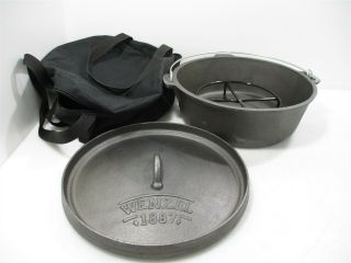 Wenzel Cast Iron Pot With Lid And Case