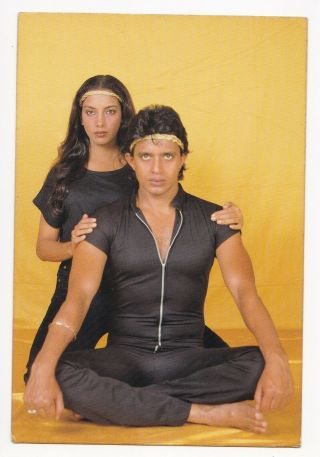 Shabana Azmi & Mithun Chakraborty Bollywood Postcard (royal Pc282)