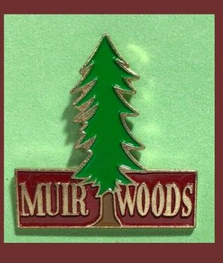 Muir Woods - Redwood Tree Logo Collectible Pin