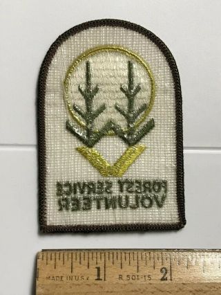 US Forest Service Volunteer National Parks Embroidered Souvenir Patch Badge 3