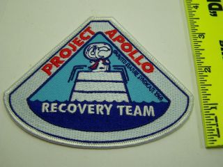 Nasa Snoopy Project Apollo Recovery Team Patch