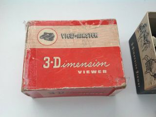 Vintage Viewmaster Model E Viewer and Album with 25no Reels 2