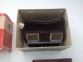Vintage Viewmaster Model E Viewer and Album with 25no Reels 3