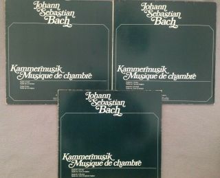 Pierre Fournier J.  S.  Bach Complete Suites For Cello Solo 3lp Ex Libris Stereo