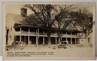 Gloucester Virginia Hotel Botetourt Over 200yrs 1920 