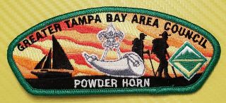 Greater Tampa Bay Area Council Florida,  Powder Horn Csp - Bsa Patch