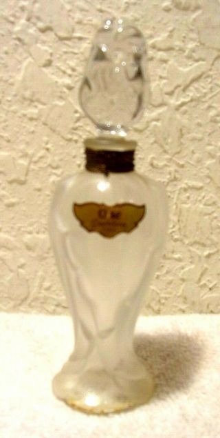 1958 Guerlain Ode Paris French Perfume Empty Bottle Vintage Rare Find