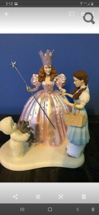 Department 56 Snowbabies The Wizard Of Oz " And Toto Too " Collectible Figurine