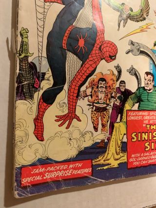 SPIDER - MAN ANNUAL 1 (1964) 1st Sinister Six - Low Grade 2