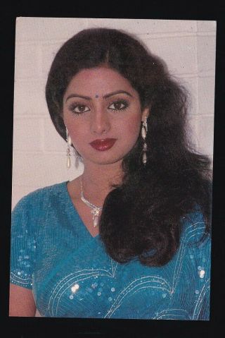 Sridevi,  Sri Devi Bollywood Postcard (bap 728)