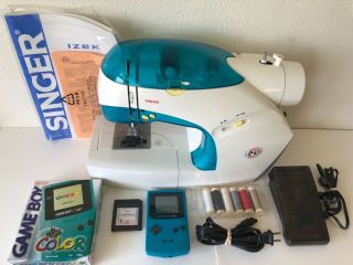 Collectible Singer 1500 Izek Digital Sewing Machine W Game Boy & Software