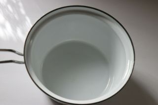 CATHRINE HOLM Mid - Century Lotus Design White 1 - 1/2 Qt.  Covered Sauce Pan 2