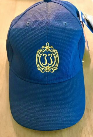 Disneyland Club 33 Baseball Cap Hat W/tags Nwt Moisture Wicking Rare