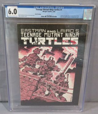 Teenage Mutant Ninja Turtles 1 (3rd Print) Cgc 6.  0 Mirage Studios 1985 Tmnt