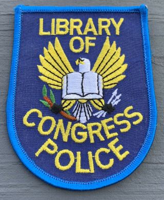 Library Of Congress Police Patch