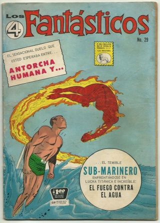 Los 4 Fantasticos 29 Mexican Comic Strange Tales 107 In Spanish La Prensa 1964