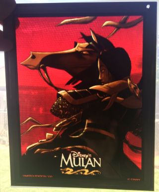Disney’s Mulan Limited Edition Stained Glass Number 13 Of 500
