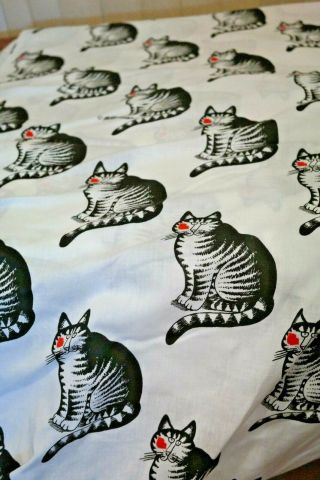 Vintage Kliban Cat Twin Fitted Sheet