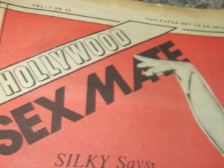 Hollywood S.  X Mate Newspaper.  August 10,  1973.  Interview With Linda Lovelace