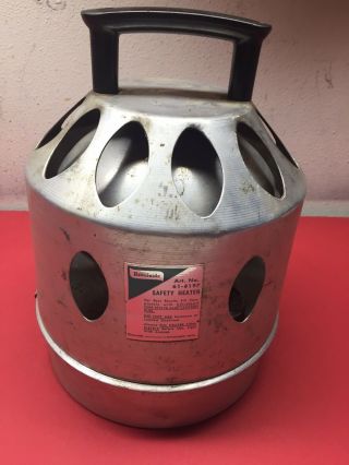 Vintage Riverside Wards Safety Heater 61 - 8197 Uses Coleman Fuel Camping
